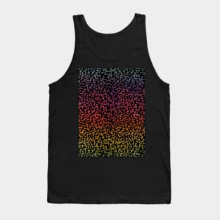 Beautiful Rainbow Leopard Pattern Savage Animal Print Wild Safari Tank Top